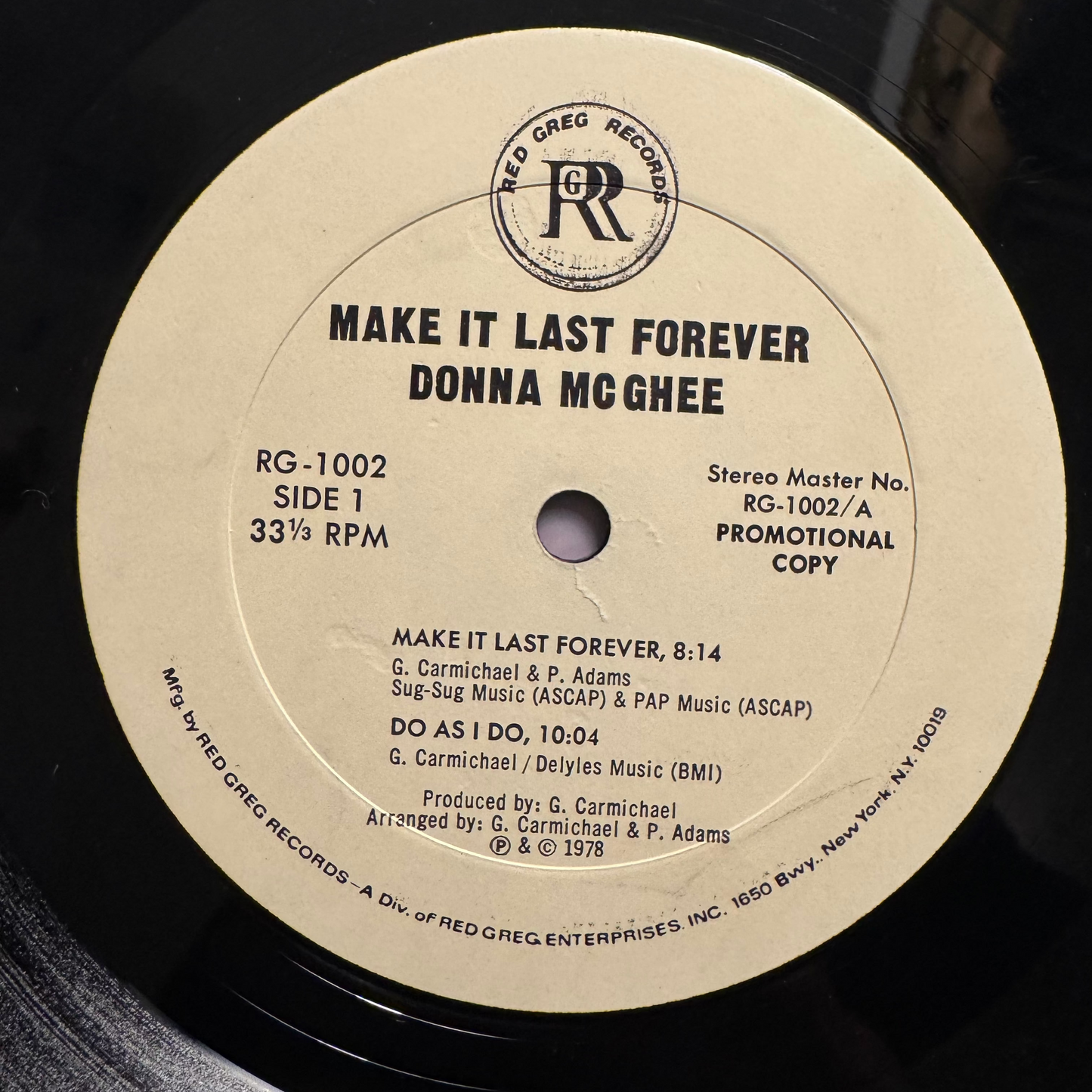 MCGHEE, DONNA -Make It Last Forever (Promo)