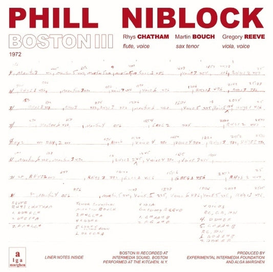 NIBLOCK, PHILL - Boston/Tenor/Index