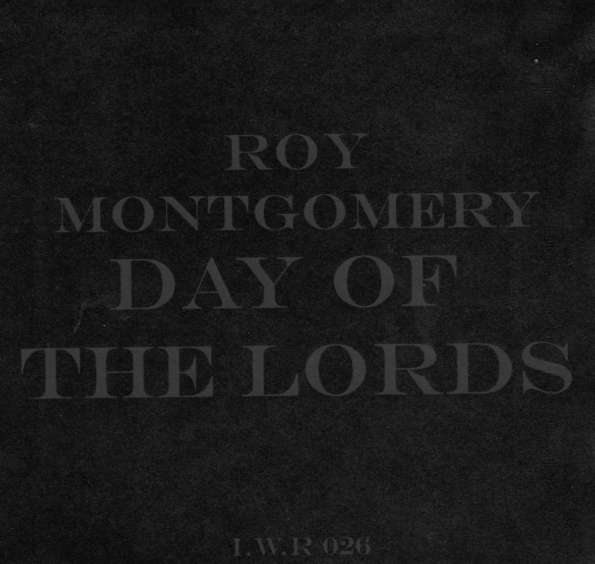 MONTGOMERY, ROY - Day of the Lords