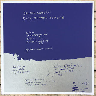 LUBELSKI, SAMARA - Partial Infinite Sequence