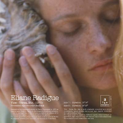 RADIGUE, ELIANE - Vice-Versa, Etc...