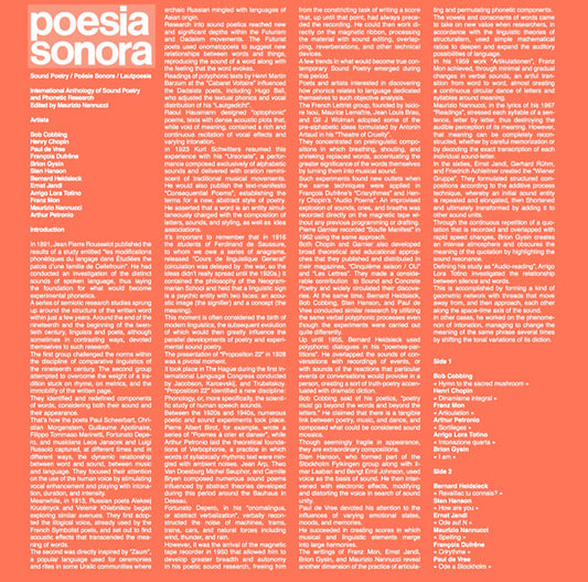 V/A - Poesia Sonora