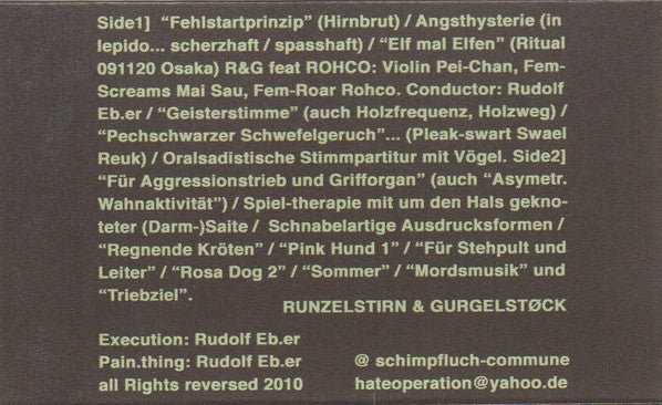 EB.ER, RUDOLFS R&G - Besensitzen / Zaunreiten