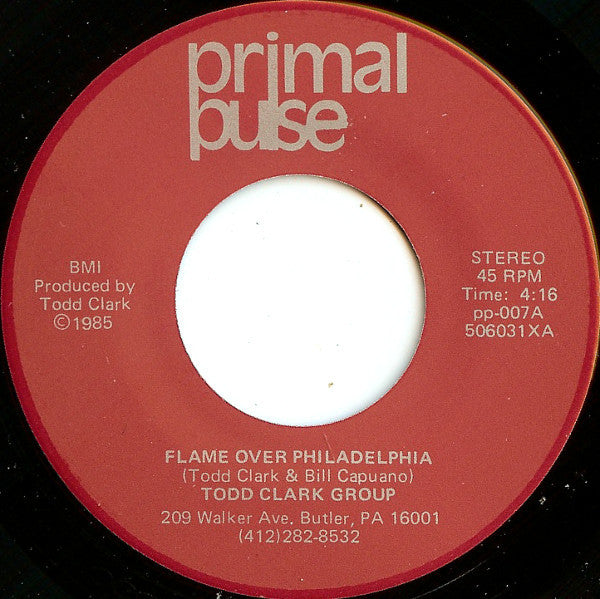 CLARK, TODD TAMANEND - Flame Over Philadelphia/Oceans Of She