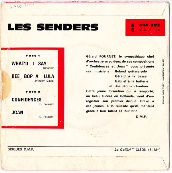 LES SENDERS - What'd I Say