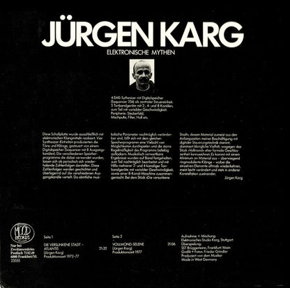 KARG, JURGEN - Elektronische Mythen