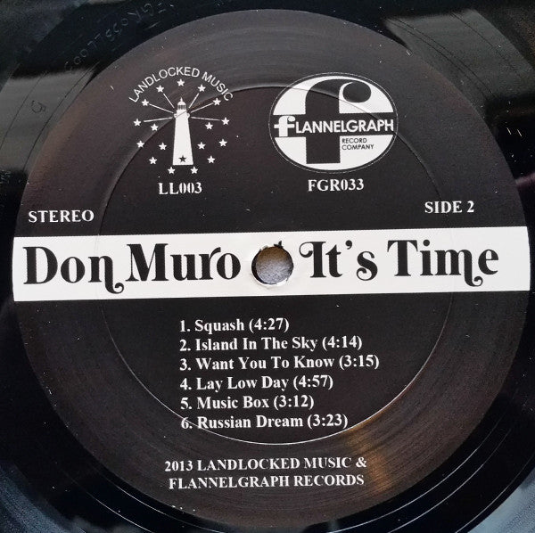 MURO, DON - It's Time