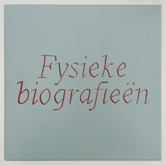 SCHOLTEN, BERT - Fysieke Biografieen